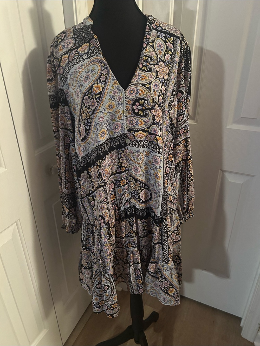 Emma and Michelle flounced dress
